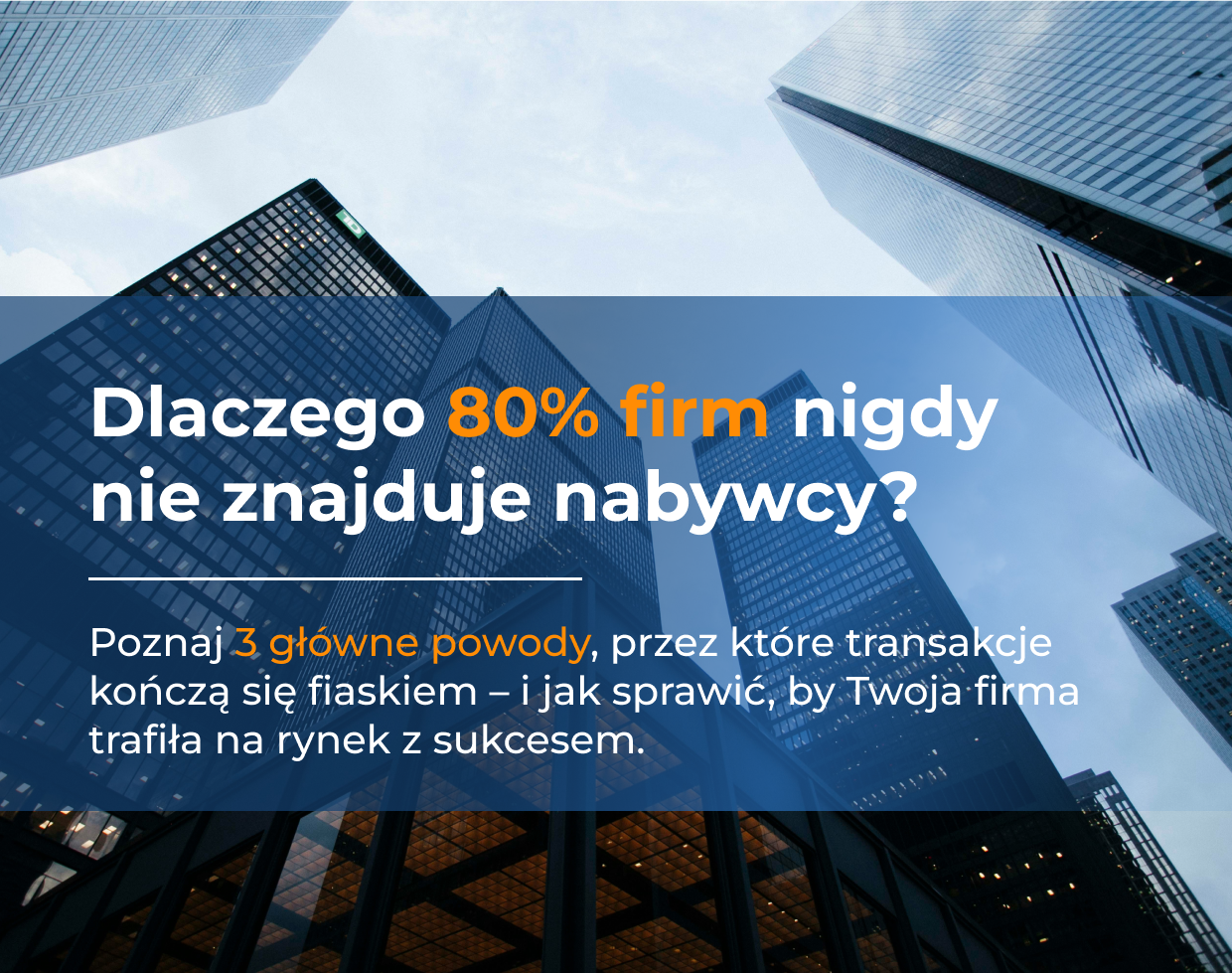 dlaczego nie mogę sprzedać firmy